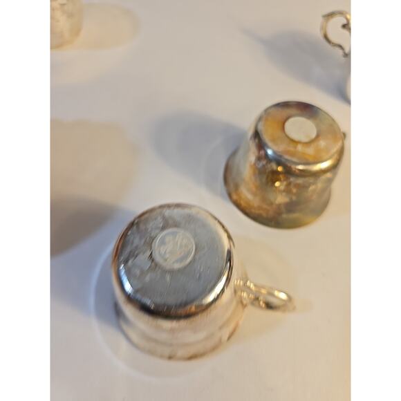 Lot Of 10 Oneida Silver Plate Punch Cups Du Maurier Pattern Vintage Drinkware - Picture 12 of 13